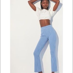 UO Casey Kick Flare Patterned Pants